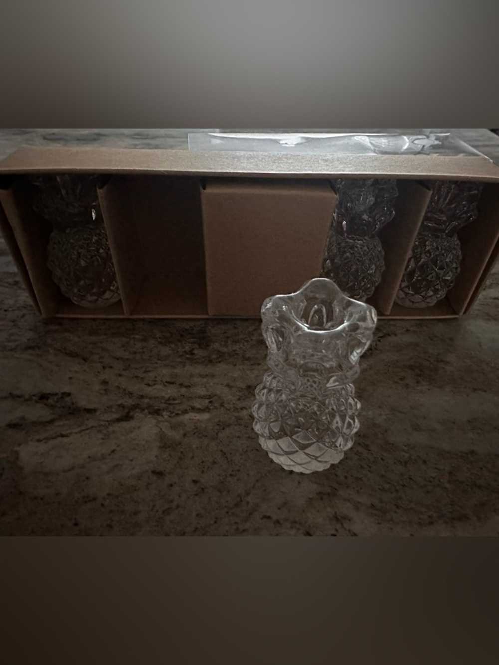 Clear Glass Pineapple Votive Candle Holder - Home Accents